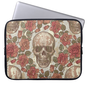Housse Pour Ordinateur Portable Un ornement sans faille dans un style rétro avec d