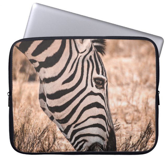 HOUSSE POUR ORDINATEUR PORTABLE UN PARC NATIONAL ZEBRA ETOSHA (Devant)
