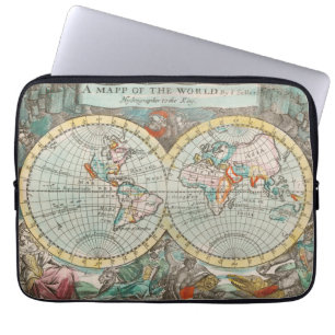 Housse Pour Ordinateur Portable Une carte du monde