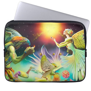Housse Pour Ordinateur Portable Une époque de peinture à l'huile repensée