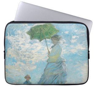 Housse Pour Ordinateur Portable Une femme avec un parasol Claude Monet