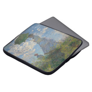 Housse Pour Ordinateur Portable Une femme Claude Monet avec un parasol (La promena