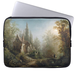 Housse Pour Ordinateur Portable Une nuit illuminée par la Lune au-dessus d'une cha