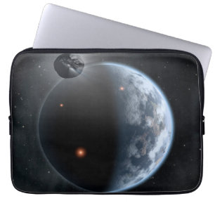 Housse Pour Ordinateur Portable Une Planète Comme La Terre Avec Des Océans Qui Rev