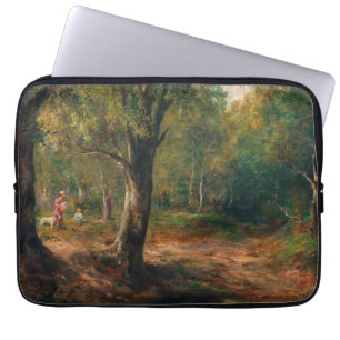 Housse Pour Ordinateur Portable Une promenade dans la forêt - Emil Barbarini
