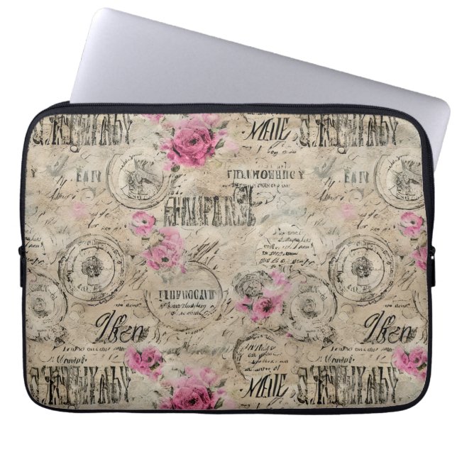 Housse Pour Ordinateur Portable Une série de design éphémère français 24 (Devant)