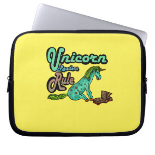 Housse Pour Ordinateur Portable Unicorn Lecteurs Règle Livre Sleeve
