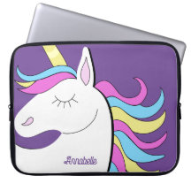 Unicorne violette Jolie Unicornes Imaginaire