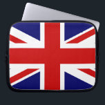 Housse Pour Ordinateur Portable Union Jack<br><div class="desc">Le drapeau britannique Union Jack est simple et propre.</div>