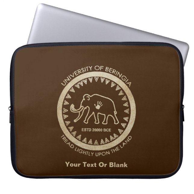 Housse Pour Ordinateur Portable Université de Beringia Mammoth (Devant)