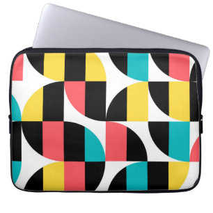 Housse Pour Ordinateur Portable Urbain, tendance, coloré, motif graphique moderne