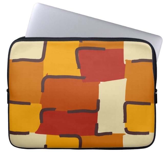 Housse Pour Ordinateur Portable Urban Geo | Terra Warm | Hero Pattern (Devant)