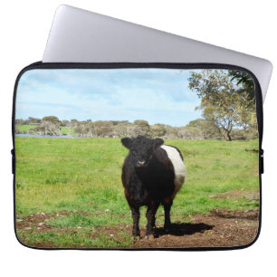 Housse Pour Ordinateur Portable Vache blanche et noire,