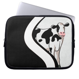 Housse Pour Ordinateur Portable Vache timide