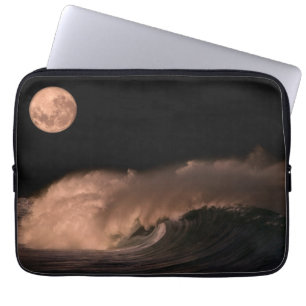 Housse Pour Ordinateur Portable Vagues de tempête du Pacifique Côte nord d'Oahu,