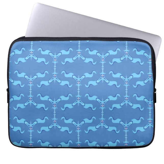 Housse Pour Ordinateur Portable Vagues océaniques et rubans  (Devant)