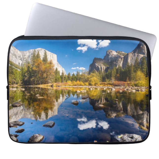 Housse Pour Ordinateur Portable Vallée de Yosemite dans l'automne (Devant)