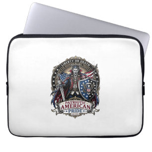 Housse Pour Ordinateur Portable Vampire Patriotique Liberté Seigneur Horreur Monst