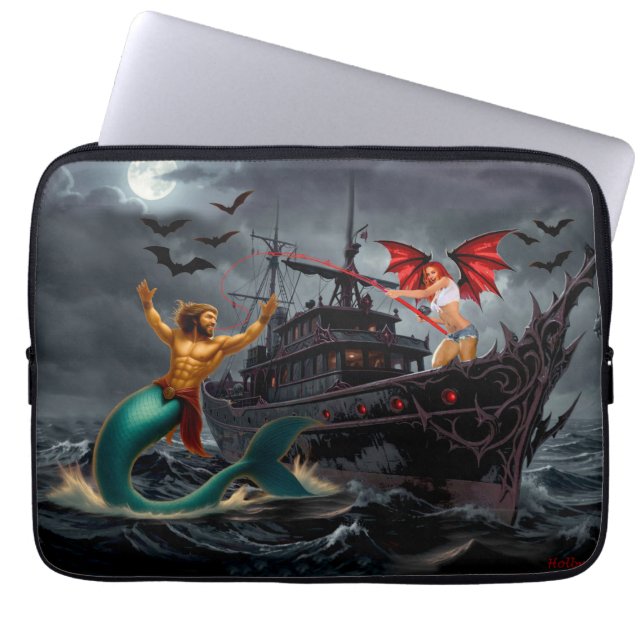 Housse Pour Ordinateur Portable Vampire Rebelle Foxy Roxy (Devant)