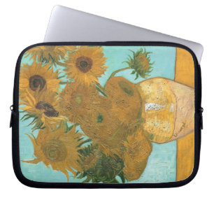 Housse Pour Ordinateur Portable Vase avec douze tournesols par Vincent van Gogh