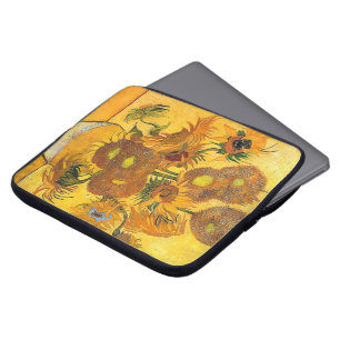 Housse Pour Ordinateur Portable Vase avec quinze tournesols par Vincent van Gogh