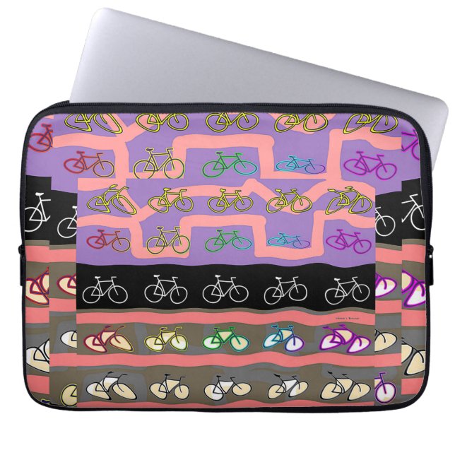 Housse Pour Ordinateur Portable Vélos (Devant)