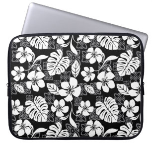 HOUSSE POUR ORDINATEUR PORTABLE VENDREDI ALOHA (NOIR & GRIS)