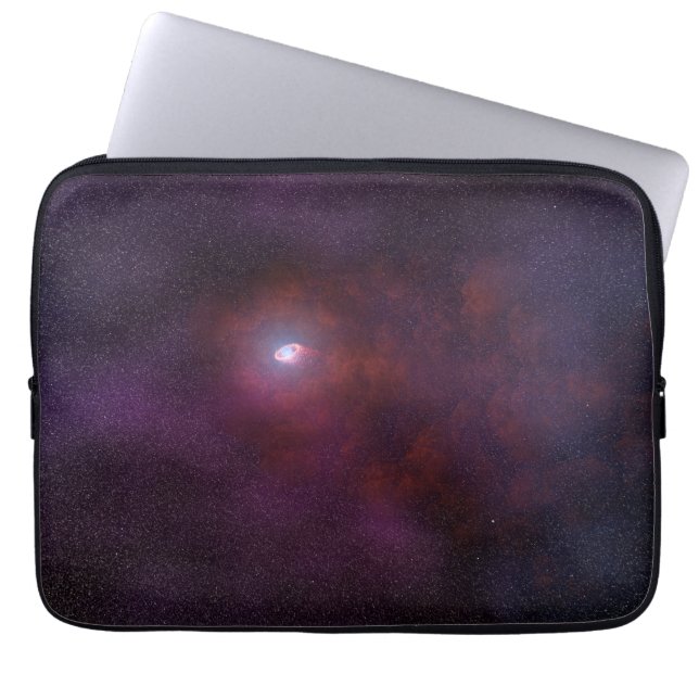 Housse Pour Ordinateur Portable Vent Pulsar D'Une Étoile Neutron. (Devant)