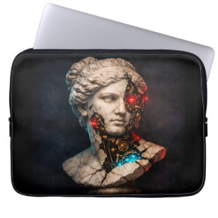 Housse Pour Ordinateur Portable Vénus mécanique : Art de statue cyberpunk