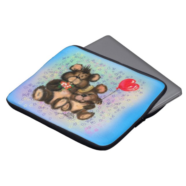 Housse Pour Ordinateur Portable Véritable Amour (Devant haut)