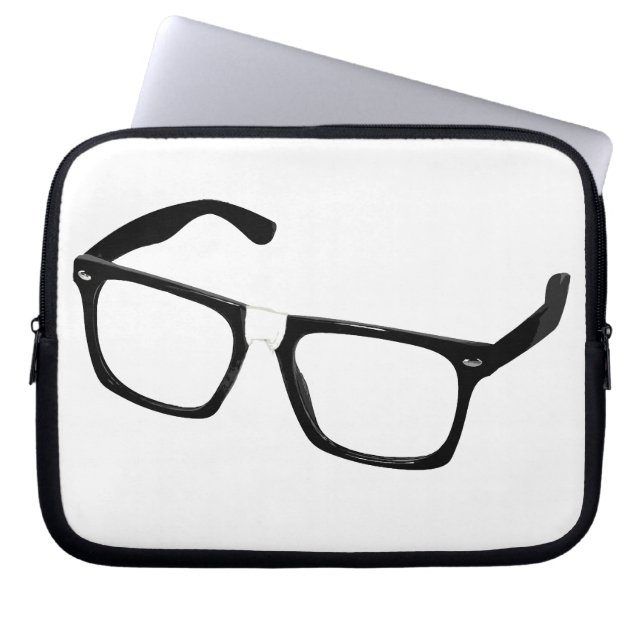 Housse Pour Ordinateur Portable Verres de geek (Devant)