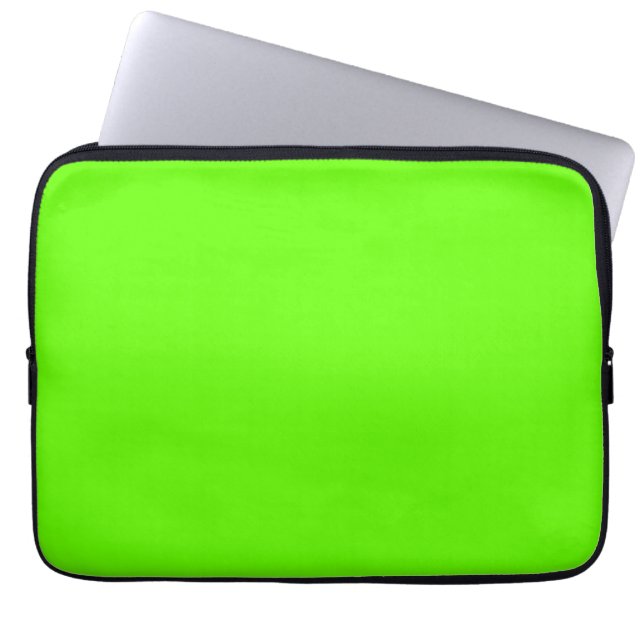 Housse Pour Ordinateur Portable Vert clair (couleur solide) (Devant)