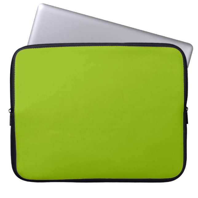 Housse Pour Ordinateur Portable Vert pomme (couleur solide) (Devant)