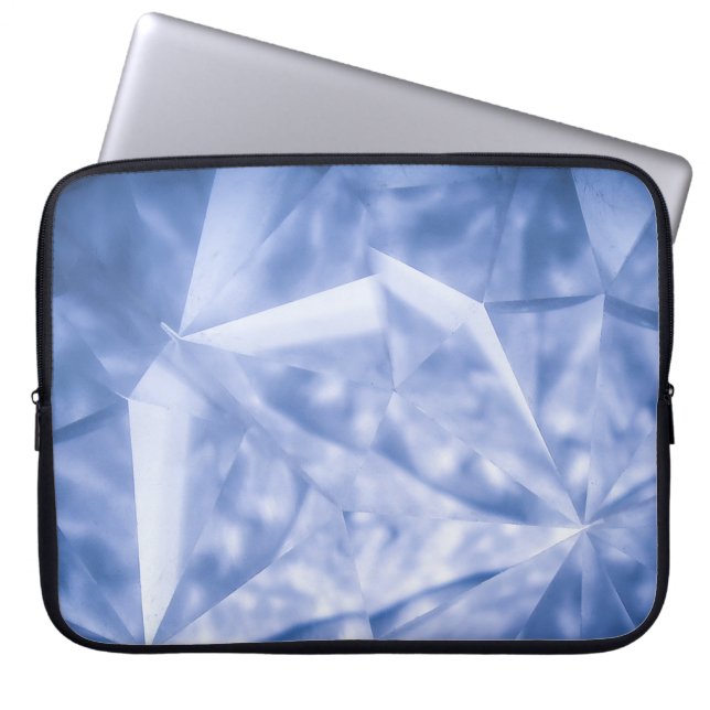 Housse Pour Ordinateur Portable Veste de costume blanc et bleu (Devant)
