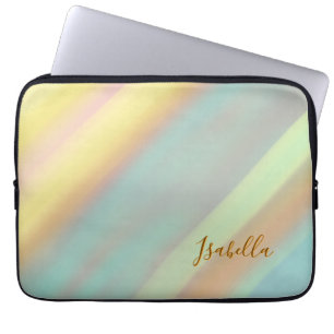 Housse Pour Ordinateur Portable Vibe Coquillage de Plage Nom Personnalisé
