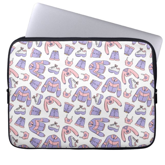 Housse Pour Ordinateur Portable Vibes roses 90s Mode (Devant)