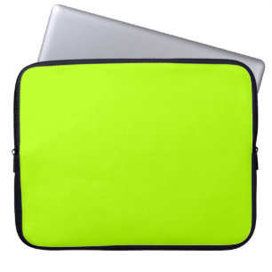 Housse Pour Ordinateur Portable Vibrant Lime vert couleur prêt à Customiser