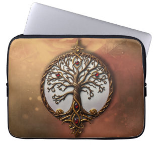 Housse Pour Ordinateur Portable Vie Mystique de l'Arbre