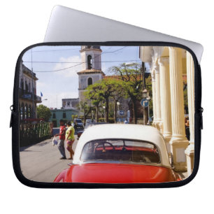 Housse Pour Ordinateur Portable Vieille voiture américaine classique à Guanabacoa