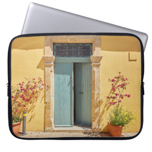 Housse Pour Ordinateur Portable Vielles portes vertes authentiques à Nicosie Chypr
