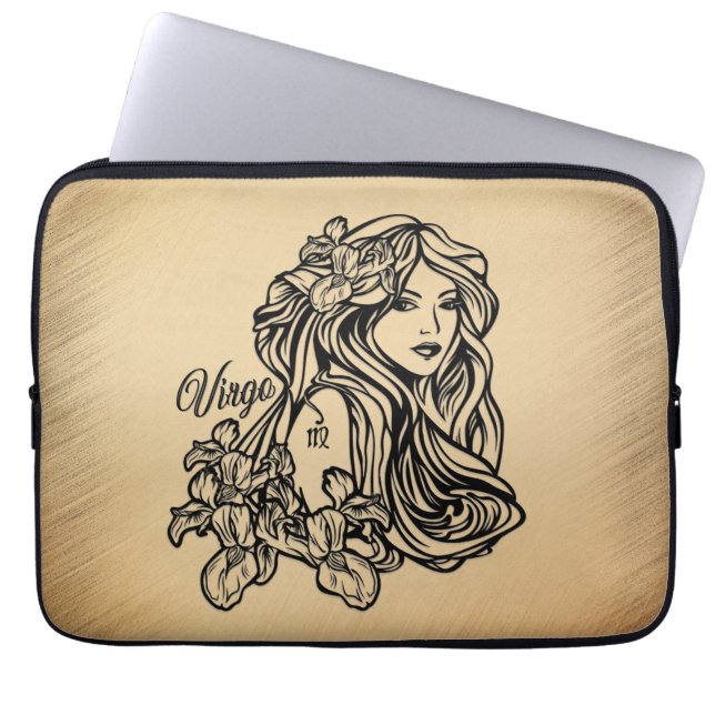 Housse Pour Ordinateur Portable Vierge du zodiaque aspect antique (Devant)