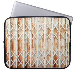 Housse Pour Ordinateur Portable Vieux panneaux de portes en fer sont rouillés. abs