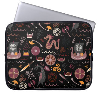 Housse Pour Ordinateur Portable Viking : Conception Graphique, Intransparente.