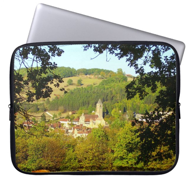 Housse Pour Ordinateur Portable Village médiéval de Plazac (Devant)