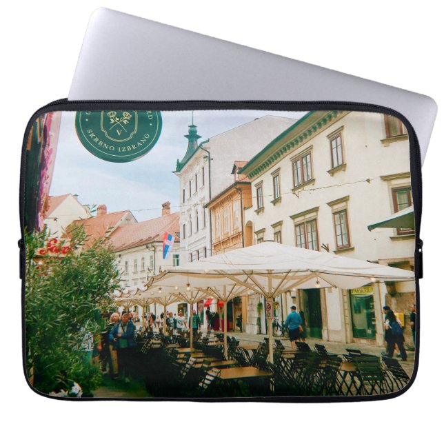 Housse Pour Ordinateur Portable Ville de Ljubljana (Devant)