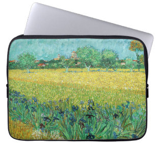 Housse Pour Ordinateur Portable Vincent van Gogh - Champ avec Iris près d'Arles