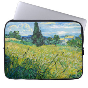 Housse Pour Ordinateur Portable Vincent van Gogh - Champ de blé vert avec Cypress
