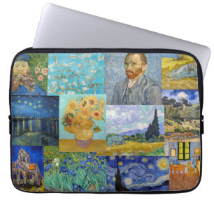 Housse Pour Ordinateur Portable Vincent Van Gogh - Masterpieces Patchwork