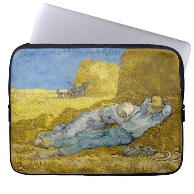 Housse Pour Ordinateur Portable Vincent Van Gogh - Mion, Repos / Travail / Siesta (Devant)