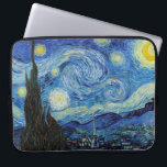 Housse Pour Ordinateur Portable Vincent Van Gogh Starry Nuit Vintage Art<br><div class="desc">Vincent Van Gogh Starry Nuit Vintage Peignoir</div>